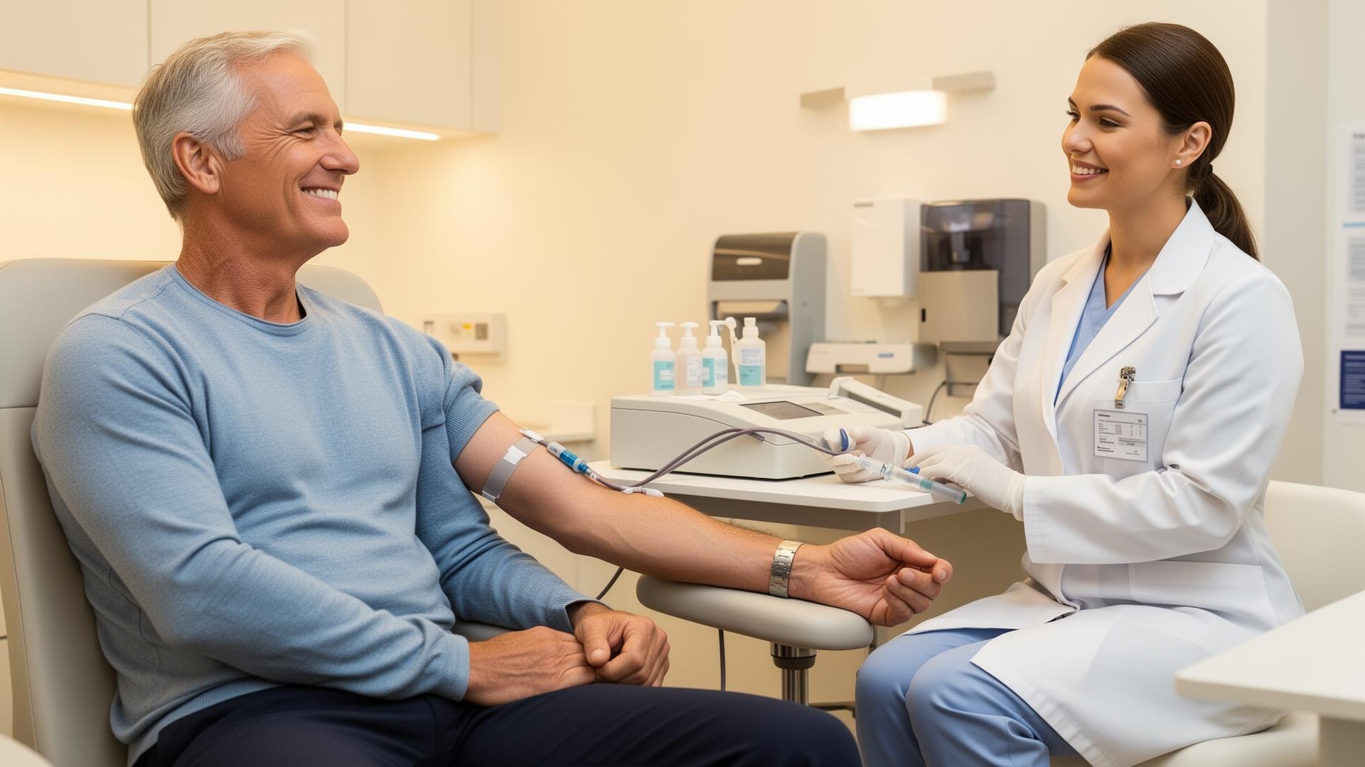 Blood draw appointment