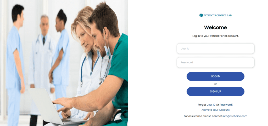 Patient Portal Home Page